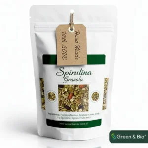 Granola enrichi à la spiruline 250g